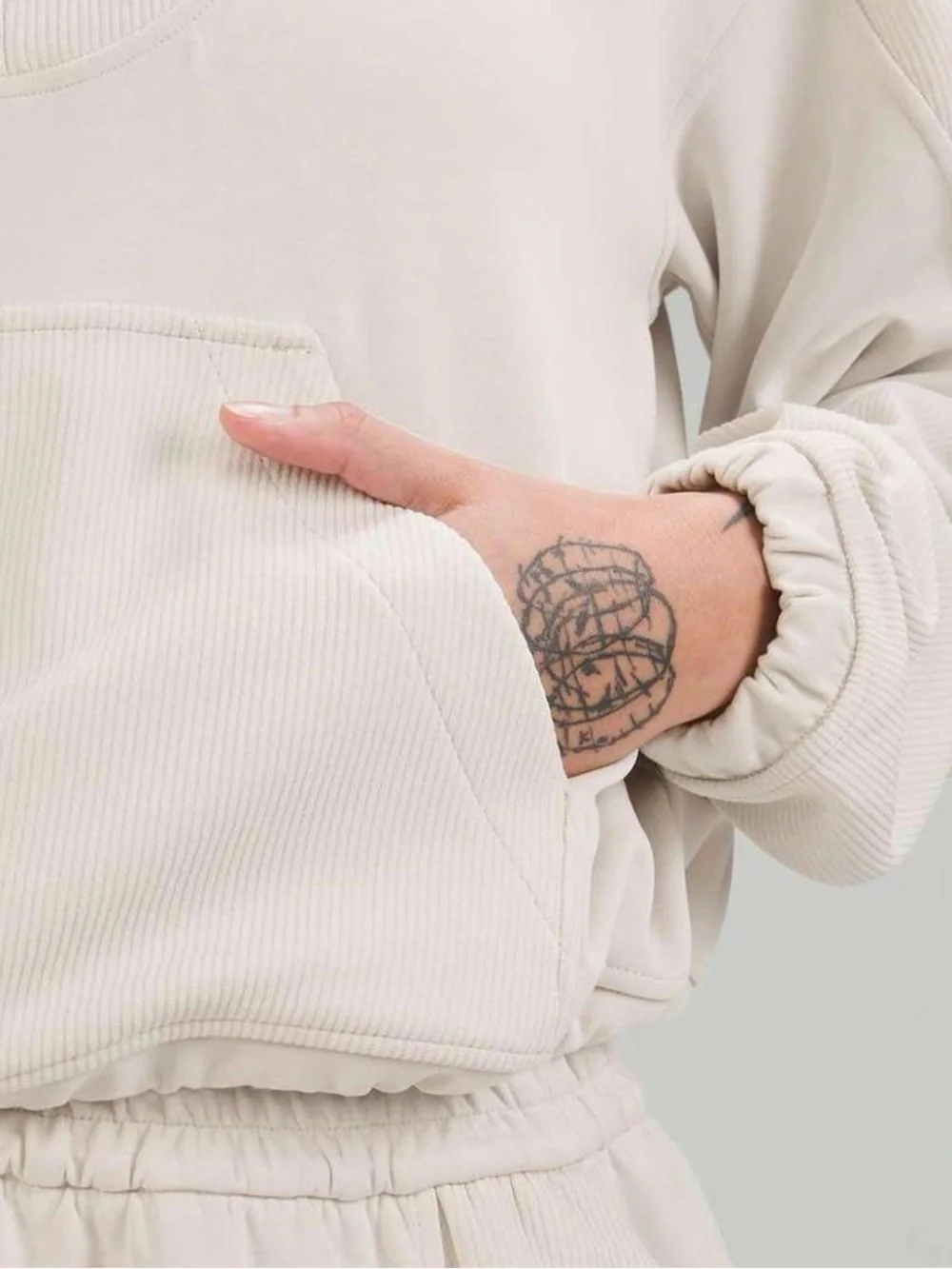 Lululemon Brushed Softstreme Ribbed Half Zip